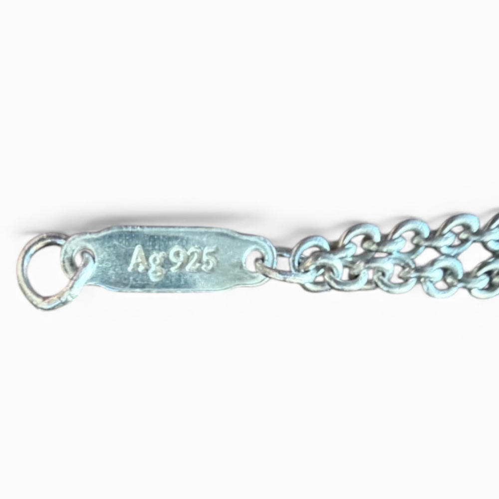 Tiffany & Co. Infinity Double Chain Bracelet 925 Sterling Silver – 7” - Picture 6 of 10